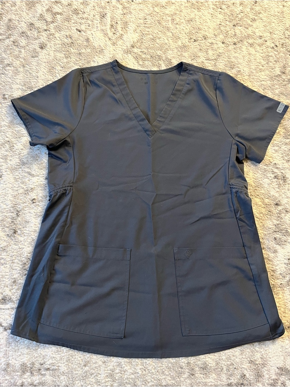 Med Couture V-Neck Women’s Scrub Top, S